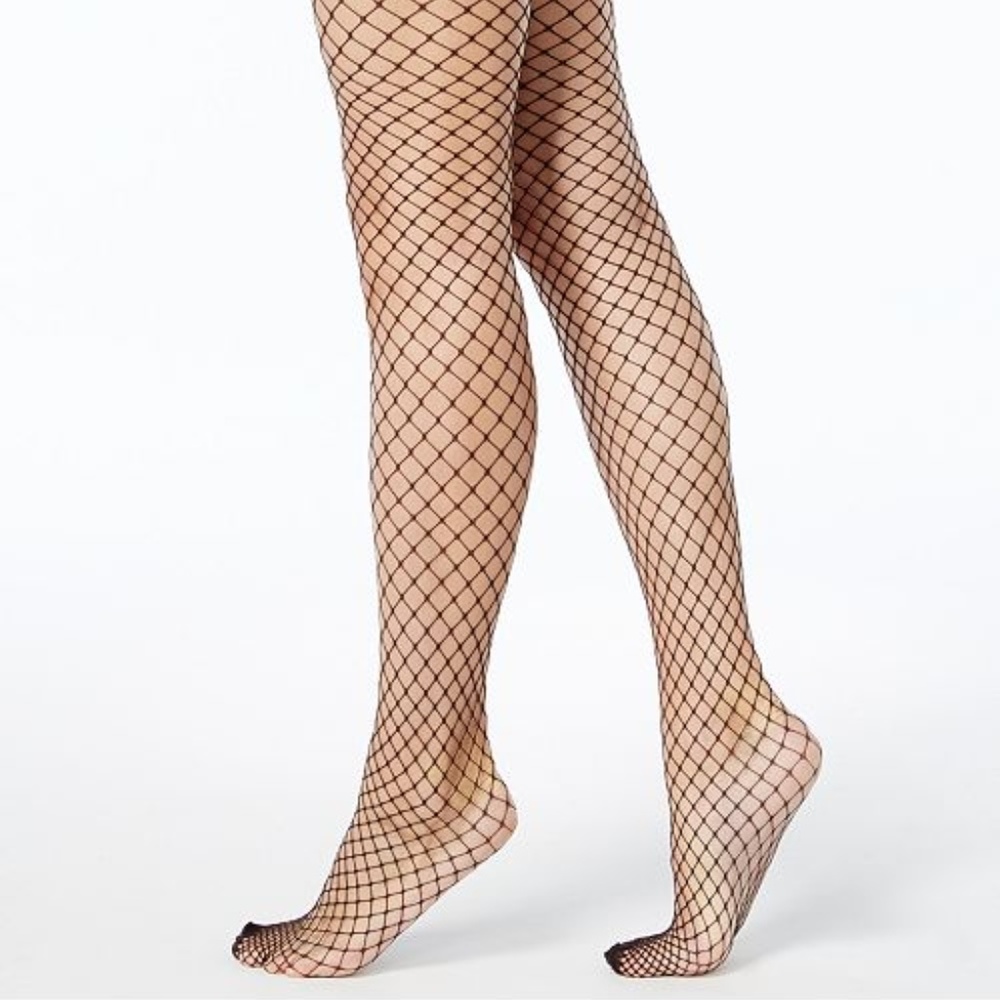 NIB DKNY Large Fishnet Tights DYF017